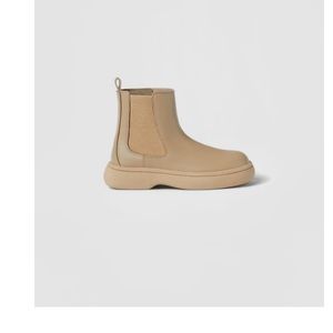 Zara Girls beige ankle boots